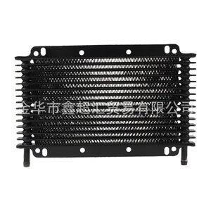 Refroidisseur d'huile de moto Zuqing 14 couches noir pour système de refroidissement de moteur 50-250cc - Product Image 3