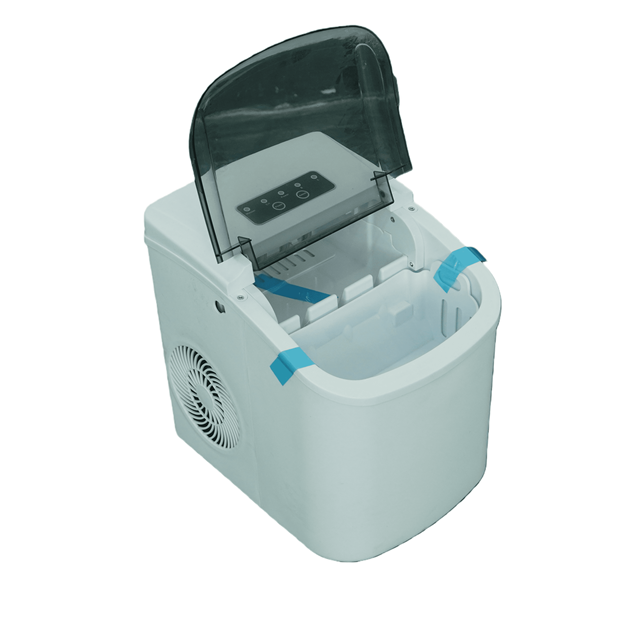 DC 12V White Color Plastic Material Ice Maker Compact and Portable Design Mini Ice Maker