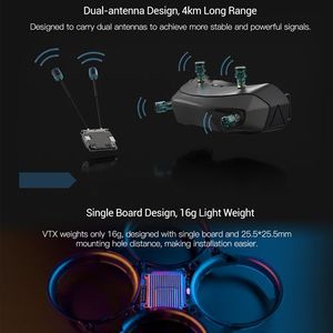 Kit caméra/VTX Walksnail Avatar HD 1080P 170° FOV Faible latence DVR intégré Portée 4KM pour Avatar FatShark HD Dominator - Product Image 3