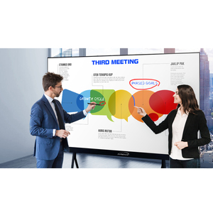 Màn hình hội nghị video siêu mỏng treo tường hệ thống kép hiệu suất cao 4K tích hợp màn hình LED tương tác đủ màu - Product Image 5