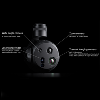 Caméra PTZ IA SIYI UniPod MT11 Mini à quatre éclairages, Pod électro-optique, Imagerie thermique 8K, Télémétrie laser