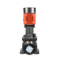 Pompa Sentrifugal Multistage Vertikal 0.75kW SS304 Tekanan Rendah Debit 12m/h Head 18m 3-Fasa IP55 Pengolahan Air