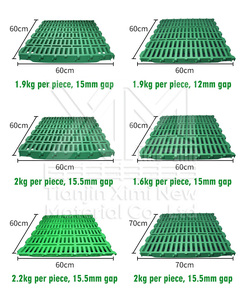 Suelo de Láminas de Plástico Resistente para Granjas, Suelo Antideslizante para Ovejas, Cabras, Cerdos y Terneros - Product Image 5