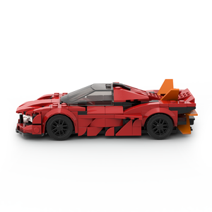 MOC M03050A Speed City Car Champion Racer Classic Supercar Building <b>Blocks</b> Brick Racing Super Technique Creative Garage DIY Set - Product Image 3