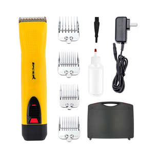 Tondeuses électriques rechargeables pour chiens et chats avec lames en acier inoxydable, alimentées par batterie, deux lames A5 - Product Image 5