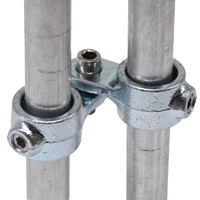Colliers de serrage réglables de haute qualité, galvanisés, à serrage rapide, en fonte malléable, pour tuyaux et tubes, prix d'usine