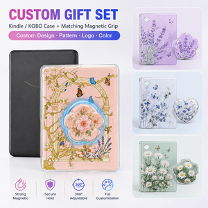 Étui magnétique personnalisé pleine surface pour <span class=keywords><strong>Kindle</strong></span> avec support magnétique assorti sur mesure, coffret cadeau personnalisé, usine OEM ODM - Product Image 1