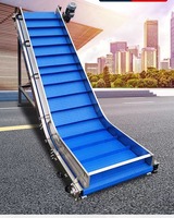 Machine de convoyeur de levage incliné modulaire en plastique de forme réglable de l'ascenseur Z pour débarquer ou décharger le convoyeur