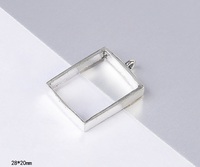 Vente en gros de composants de mode pour bijoux DIY : Anneaux interchangeables géométriques en alliage de zinc plaqué argent antique, personnalisables