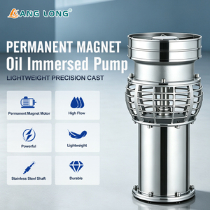 Pompe submersible multi-étages en acier inoxydable 5,5 kW 380 V, grand débit, moteur magnétique, pompe immergée dans l'huile - Product Image 1