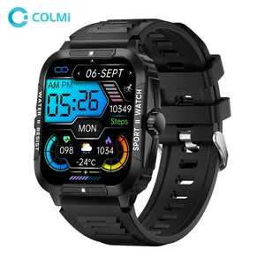 COLMI P76 1.96" Outdoor Smartwatch BT Call 3ATM Waterproof Fashion Sports Fitness Smart Watch For Men Brand Agency