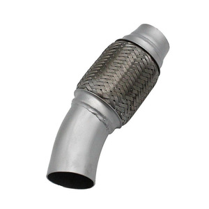 Kit de soufflets d'échappement 18307812281 pour BMW Série 135, tuyau flexible en alliage d'aluminium avec colliers de serrage - Product Image 2