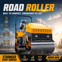 Compacteur Routier Mini à Moteur Diesel 3 Tonnes (3000 kg) – Type Autoporté