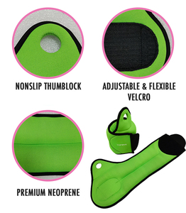 Pesas de muñeca de mano de 3lb, 5lb, 8lb y 10lb personalizadas con orificio para el pulgar, pesas de brazo de Fitness para hombres y mujeres, ejercicios de cardio para correr - Product Image 6
