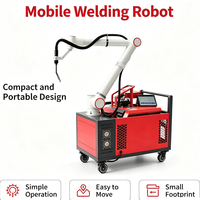 Robots Colaborativos de 6 Ejes para Soldadura MIG, Máquina de Soldadura sin Programación con Componentes Principales: Motor, Caja de Cambios, PLC