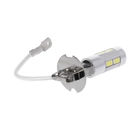 Feux antibrouillard de voiture H3 5630 10SMD Ampoules LED Feux antibrouillard de conduite 12V Ampoule LED H3 Lampe automobile DRL Feux de jour Accessoires de voiture