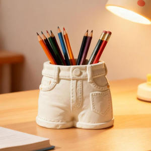 Moldes de Silicona para Velas con Forma de Jeans YS, Moldes para Cajas de Almacenamiento de Yeso, Moldes para Fundición, Suministros para Hacer Macetas de Flores de Concreto DIY - Product Image 2