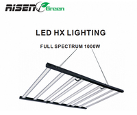 Kit d'éclairage LED pour culture de plantes à spectre complet 90 CRI, LM301H, LM301B, IR, UV, UVA, UVB, 1000W, 8, 10, 12 barres