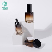 YAN Emballage 15ml/30ml 15g Pots de gel cosmétique avec couvercle compte-gouttes Pots en verre scellé pour crème pour cosmétiques Fournisseur de Chine