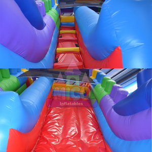 Building blocks Bouncing Jumping Castle Combo Inflatable Dry Slide with Blower Commercial Inflatable Bouncer Slide - Product Image 4