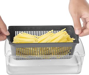Rebanador <span class=keywords><strong>de</strong></span> preparación <span class=keywords><strong>de</strong></span> alimentos, cortador <span class=keywords><strong>de</strong></span> verduras 12 en 1, para ensalada, papas, zanahoria, ajo - Product Image 5