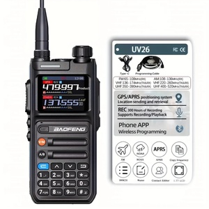 Radio Baofeng UV-26 de 10W, Potente Transmisor de <span class=keywords><strong>Radioaficionado</strong></span> con GPS, Grabación de 300H, Aplicación Remota, Radio Profesional para Comunicación y Camping - Product Image 1
