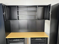Armoire de rangement d'outils en acier robuste OEM/OBM personnalisable, avec 5 tiroirs verrouillables, design à roulettes, revêtement en poudre pour garage