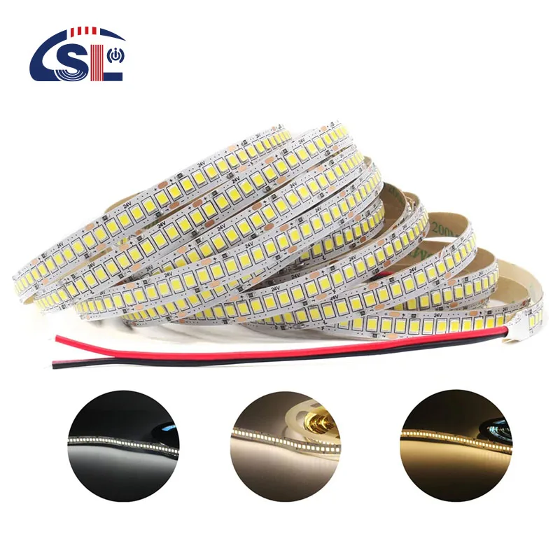 24V 240D 3000 4000K 6000K 2835 IP20 Remote Control LED Strip Lighting for Mirror Lighting