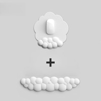 Repose-poignets pour clavier et tapis de souris avec support pour le poignet, tapis de souris ergonomiques en cuir PU, mousse à mémoire de forme pour soulager la douleur