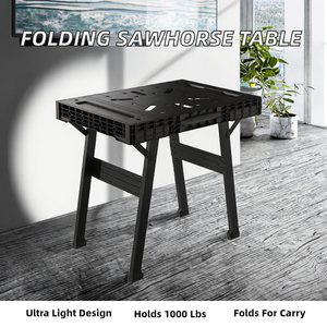 휴대용 경량 작업대 접이식 톱받침대 플라스틱 손잡이 맞춤형 OEM 지원 가정용 DIY 조립 도구 - Product Image 2