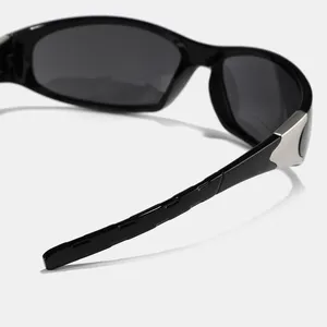 2023 Trendy 100%uv Windproof Sport Cycling Mirror Lens 1 Piece Big Glasses
