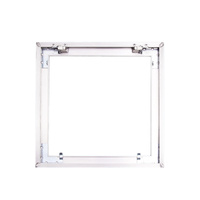 Plaque d'accès en aluminium avec loquet tactile pour l'inspection et l'entretien des murs en plaques de plâtre et en marbre