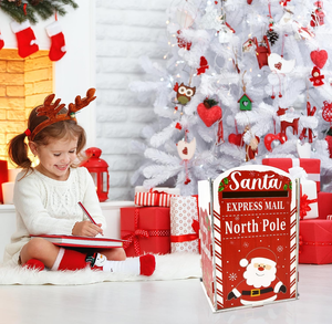 Letters to Santa Post Box Mailbox Mail Santa <strong>Postbox</strong> <strong>Christmas</strong> Xmas Outdoor Decoration Wish List to North Pole Delivery <strong>Postbox</strong> - Product Image 5