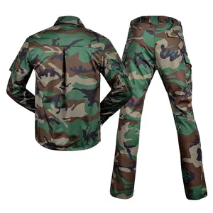 Roupas de combate leve personalizadas, uniforme tático de camuflagem na selva