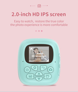 Çocuklar için Anında Termal Yazıcılı Dijital Çocuk Kamerası 1080p Çözünürlüklü Video Selfie Fonksiyonlu Çocuk Fotoğrafçılığı Hobisi İçin Hediye - Product Image 2