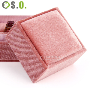 Caja de Joyería de Terciopelo de Lujo, Caja de Empaque para Anillos, Empaque de Regalo con Personalización Avanzada, Caja de Empaque para Joyería - Product Image 2