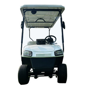 红色CE认证电动高尔夫球车，配备锂电池，48V 3.5kW电机，续航里程50公里，3-4人座，<span class=keywords><strong>12</strong></span>英寸铝制车轮，适合成人使用 - Product Image 2