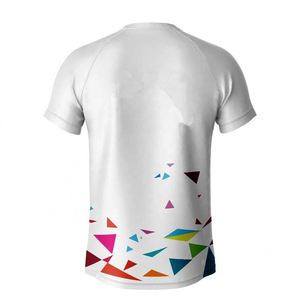 Camisetas Deportivas de Poliéster Ecológicas para Hombre, Corte Regular, Impresión Personalizada OEM, Secado Rápido, Serigrafía, Camiseta para Correr, Maratón - Product Image 4