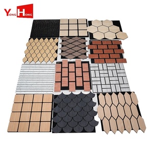 Material Acústico Económico y Ecológico para Insonorización, Paneles de Pared de Listones de Madera Acústica, Tablero de MDF PET - Product Image 5