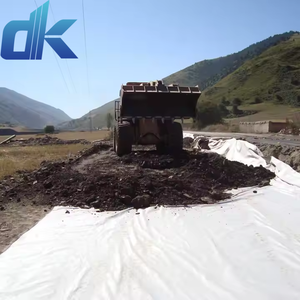 Prix d'usine 150g PP/Pet polyester tissé/prix géotextile non tissé pour la construction de routes - Product Image 2