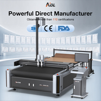 Machine de découpe à couteau oscillant AOYOO pour la découpe de précision de tissus PVC