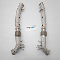 Tubo de Escape de Acero Inoxidable de Alto Rendimiento con Protector Térmico para Maserati MC20 3.0T 2020-2024, Calidad OEM