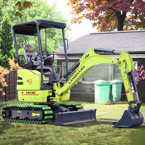 Mini-excavatrice 1,8 tonne LANDWARD 1800 kg à chenilles pour usage agricole, homologuée EPA CE, pour la construction résidentielle, mini-excavatrice 2 tonnes à vendre - Prix de gros - Product Image 2