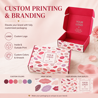 Boîtes d'expédition en carton ondulé biodégradable rouge avec logo personnalisé gratuit pour l'électronique grand public et l'emballage d'appareils photo