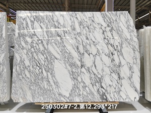 Dalles de marbre blanc Arabescato Corchia, pierre naturelle d'Italie, pour revêtements extérieurs et intérieurs. - Product Image 4