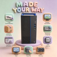 Support technique après-vente Hygon – PC de bureau professionnel complet avec 8 Go de RAM, 512 Go de SSD, carte graphique dédiée de 2 Go – Ordinateur de marque personnalisée
