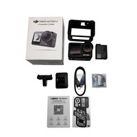 Caméra d'action Osmo Action 4 4K avec vision nocturne pour la moto, le VTT, capteur 1/1.3 pouce, angle large de 155°, étanche jusqu'à 10 m