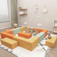 Canapé Château en Mousse Vision 2025 – Meilleure Vente, Écologique, Modulaire, Confortable, Pliable, Mobile, Multifonctionnel pour Enfants et Écoles