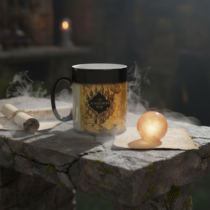 Cadeaux créatifs 11OZ Tumbler Hot Color Changing Mugs <span class=keywords><strong>Potter</strong></span> Marauders Plat Mischief Managed Cup Magic Ceramic <span class=keywords><strong>Harry</strong></span> Map Mug - Product Image 5