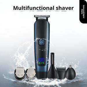 Nuevo Set de Afeitadora Eléctrica Multifuncional para Hombre, Recortadora de Pelo Corporal, Lavable, con Removedor de Vello Nasal - Product Image 2